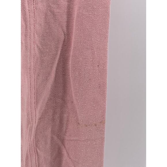 & OTHER STORIES Women's Light Pink Half-Zip Belted Short Sleeve Jumpsuit SZ 4 - Picture 8 of 14